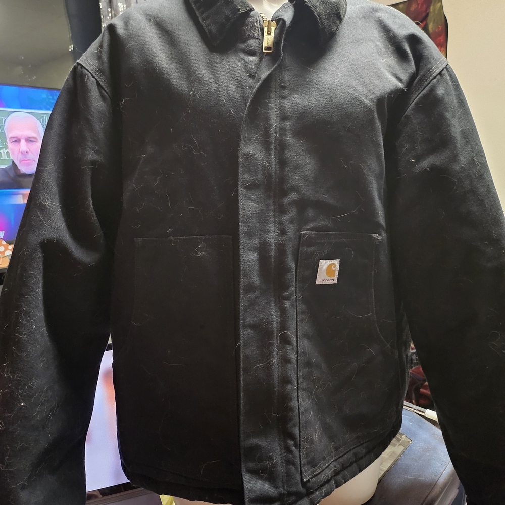 Vintage - Carhartt Men's Black Jacket
